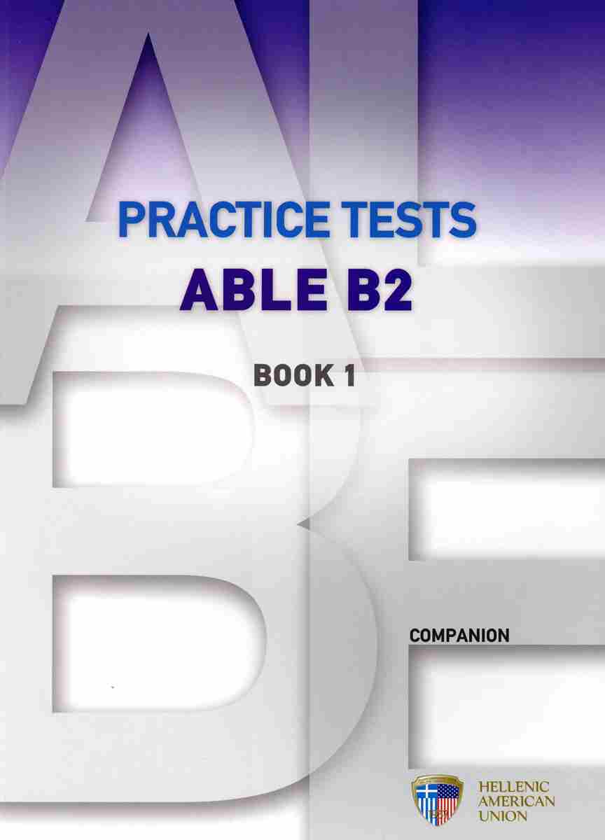 B2 Test Book Practice Tests Able B2 Book 1 // Companion - Mullender Mark ...